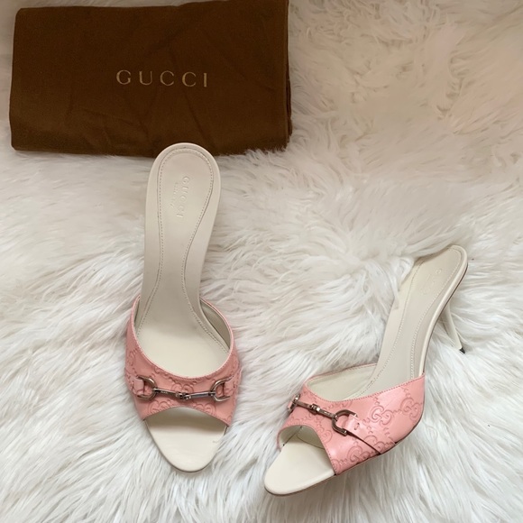 Gucci Shoes - GUCCI Guccissima Horsebit Leather Mules